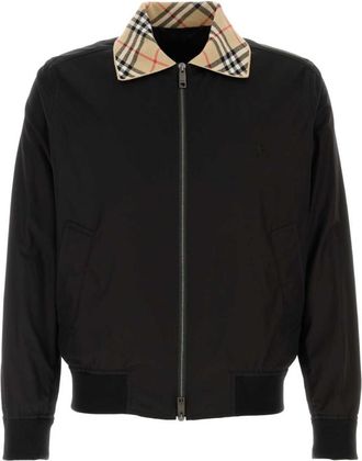 Burberry Black Regular Bomber Jacket