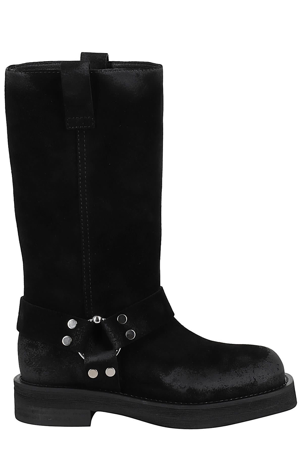 ブーツその他 3Juin Knee-High Black Leather Boot With Fuchsia Accents 716Hi1Rnk9L._UY900_.jpg