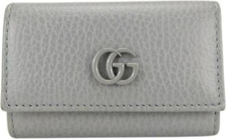 Gucci Pre-owned Wallets, female, Gray, Size: ONE SIZE Pre-owned Vintage Keycase