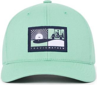 Travis Mathew Player Parking Only Baseball Cap in Wasabi at Nordstrom