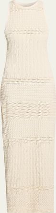 Nanushka Ainhoa Textured Knit Maxi Dress