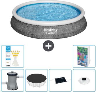 Bestway Piscina Bestway Fast Set Redonda - 396x84 Cm - 7-piezas S328