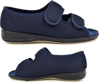 Generic Ladies Wide Slippers Womens Rubber Sole Slippers Size 8 Ladies Wide Slipper Size 4 Womens Touch Fastening Slipper Touch Fastening 4E Width Rubber Sole