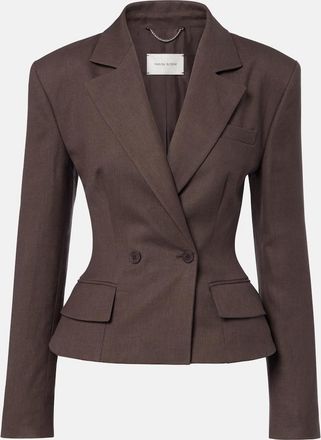 Magda Butrym Blazer Peplum in lino