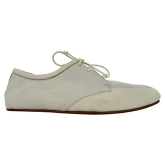 Gabriela Hearst Gabriel Hearst Derby Shoes in White Leather