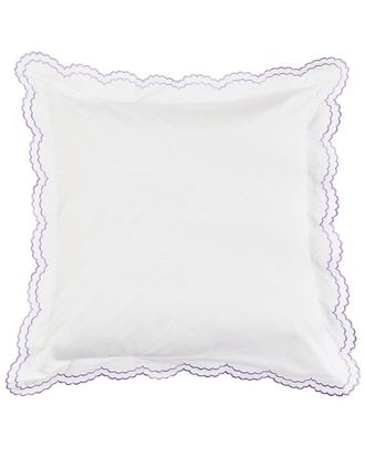 Melange Home M&eacute;lange Home 300 Thread Count Double Scalloped Embroidery Sham Pair