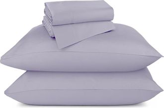 California Design Den Hotel Luxe 800 Thread Count 100% Cotton Sateen Sheet Set in Lavender at Nordstrom, Size California King