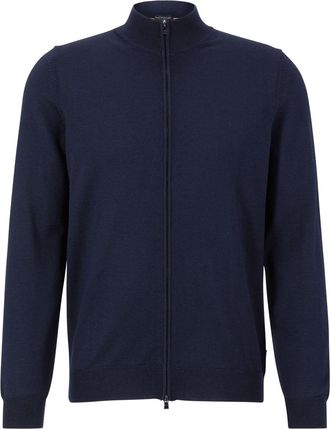 BOSS zipped knit cardigan - men - Virgin Wool - 3XL - Blue