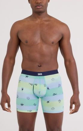 Saxx Vibe Xtra Soft Comfort Boxer Briefs in Iconic Summer-Multi at Nordstrom, Size Xx-Large