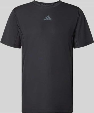 adidas Regular Fit Sport T-Shirt mit Label Print in Black, Gr&ouml;&szlig;e XXL
