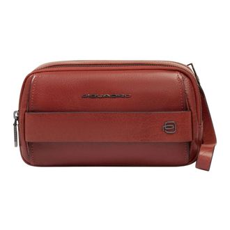Piquadro Heren, Tassen, Rood, Maat: ONE Size Leer
