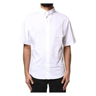 Dolce & Gabbana Button Down Shirt - male - Dolce & Gabbana - Short Sleeve Shirts - White - S - Shirts