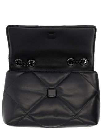 Tory Burch Womens Kira Small Bag Black Leather Shoulder