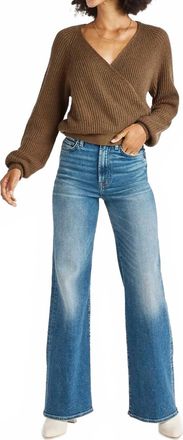 Splendid Adele Wrap Sweater In Walnut