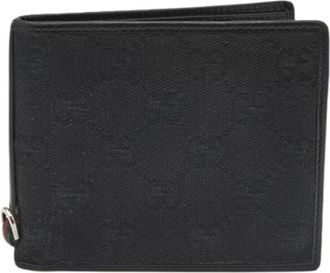 Gucci Pre-owned Wallets, male, Black, Size: ONE SIZE Pre-owned Bifold Wallet