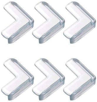OEM Dailygoods - Protectores De Esquinas (6 Piezas) - Transparentes - Protecci&oacute;n De Bordes