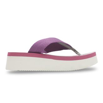 FLY London CARV248FLY Textile Womens Wedge Sole Sandals - Pink - Size:UK 4