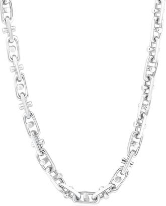 Pompeii3 Mens 14k Gold (78gram) or Platinum (146gram) 7mm Link Chain Necklace 20