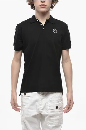 Dsquared2 Cotton Polo with Logo Patch size L