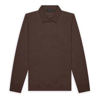 Aspact Legacy LS Polo - - Sweatshirts & Hoodies - Uomo - Marrone - 3XL