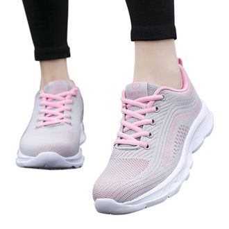 Generic Shoes for Mens Womens Lace-Up Casual Minimalist Sneakers Lightweight Non Slip Tennis Chunky Colorful Lifestyle Air Cushion Arch Support Running Fashio