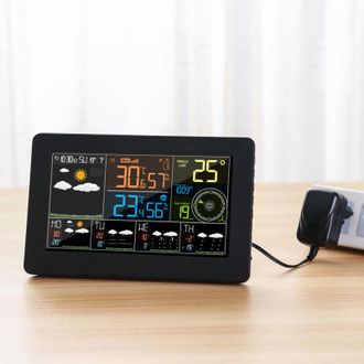 OEM Estaci&oacute;n Meteorol&oacute;gica Wifi Multifuncional: Monitor Inteligente De Temperatura Interior/exterior, Humedad, Presi&oacute;n Y Velocidad Del Viento, Con Aplicac