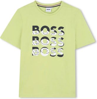 BOSS Kidswear short-sleeve T-shirt - kids - Cotton - 16 - Green