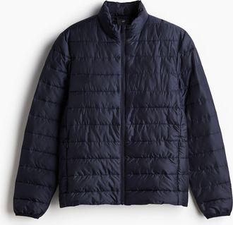 H&M Leichte Pufferjacke in Slim Fit - Marineblau