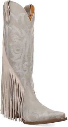 Dingo Walk West Western Boot in White at Nordstrom, Size 8.5