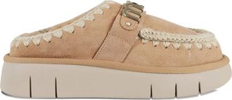 Mou Bounce lammy muiltjes - Beige
