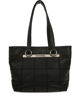 Chanel Borsa tote Choco Bar in pelle 2005-2006 - Nero