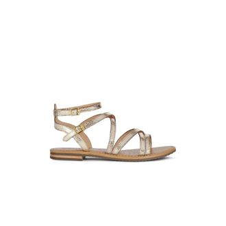 Geox Schoenen, Dames, Geel, 36 EU, Leer, Sozy S Sandaal