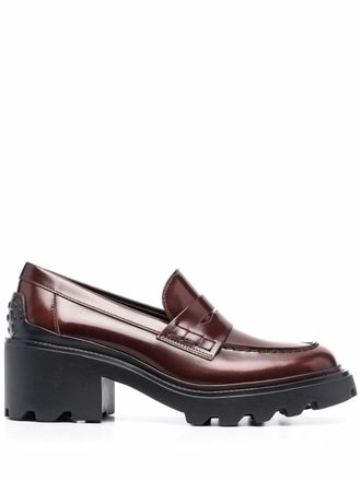 Tod's Leren loafers - Bruin