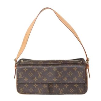 Louis Vuitton Pre-owned Shoulder Bags, female, Brown, Size: ONE SIZE Pre-owned Vivacite MM Shoulder Bag