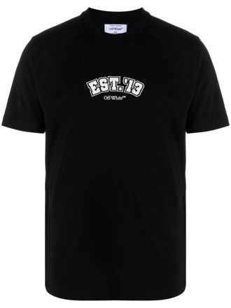 Off-white Logic cotton T-shirt - Black