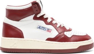 Autry Medalist high-top sneakers - women - Fabric/Calf Leather/Rubber - 37 - White