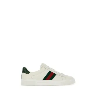 Gucci Ace Sneaker with Web - female - Gucci - Sneakers - White - 7 UK - Shoes