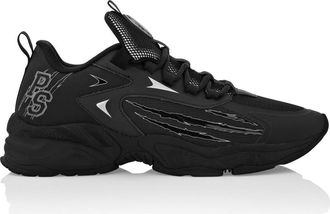 Plein Sport Lo-Top Sneakers Tiger Scratch Unisex in Black/black at Nordstrom, Size 41