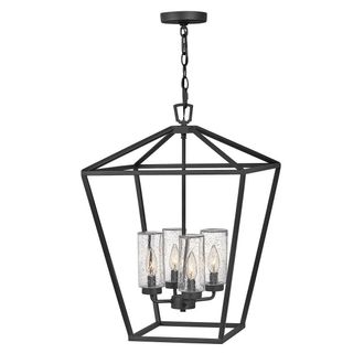 Netlighting Hinkley Alford Place Outdoor Pendant Ceiling Light Museum Black IP44