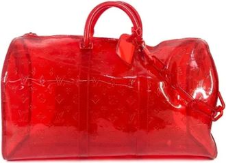 Louis Vuitton Vintage, unisex, Rood, ONE Size, Pre-owned Vintage Boston Bag