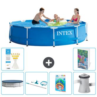 Intex Piscina Con Estructura Redonda - 305x76 Cm - 7-piezas S125