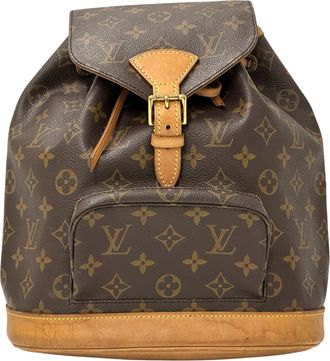 Louis Vuitton Brown Monogram Canvas Backpack (Pre-Owned)