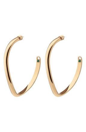 Demarson Mini Calypso Hoop Earrings in Gold at Nordstrom