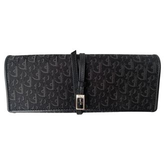 Dior by John Galliano Black Oblique Jewellery/Watch Roll Organiser