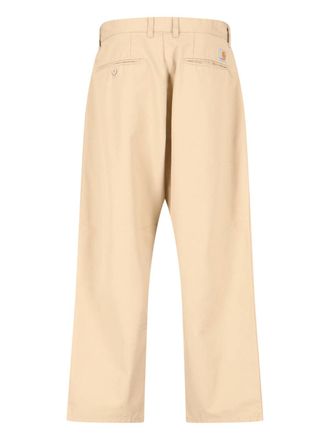 Carhartt Work in Progress Mens Trousers Beige Polyester