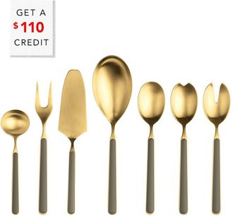 Mepra 7Pc Fantasia Ice Serving Set With $110 Credit