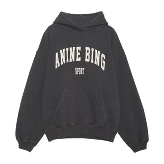 Anine Bing Harvey Sweatshirt - female - Anine Bing - Hoodies - Black - M - Sweatshirts & Hoodies