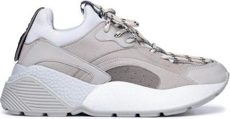 Stella McCartney Gray Vegan Leather Chunky Womens Sneakers