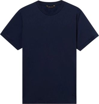 Brooks Brothers Short-Sleeve Crew-Neck T-Shirt - Heren - T-shirts - Blauw - 2XL - Katoen - Tops