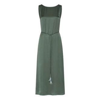 Bruuns Bazaar Midi Jurken - Dames - Casual kleedjes - Groen - L - Kleedjes